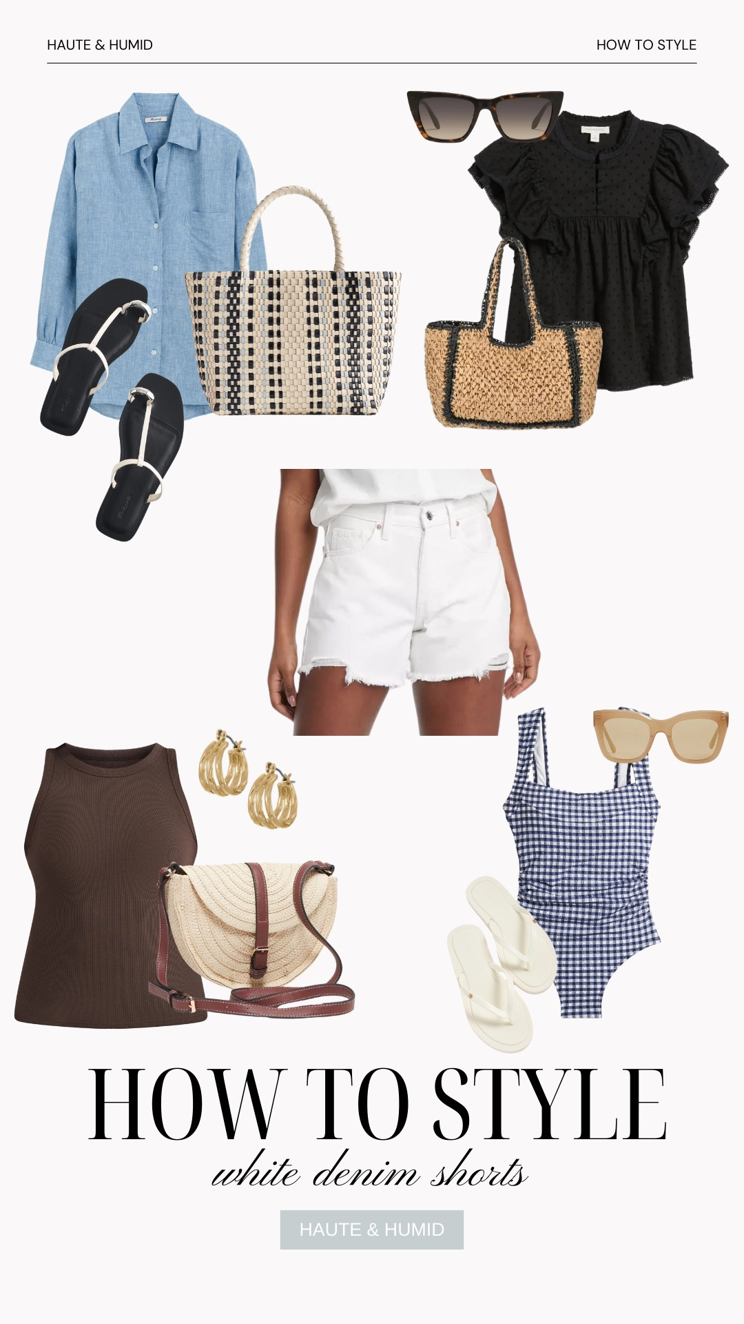 How to style denim shorts for the beach, shopping or date night!

#LTKOver40 #LTKFindsUnder100 #LTKStyleTip