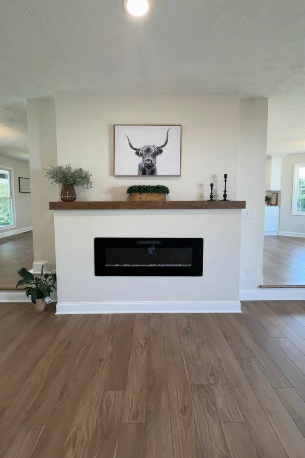 Electric Fireplace // Fireplace updates // Fireplace Decor

#LTKhome #LTKunder50 #LTKunder100