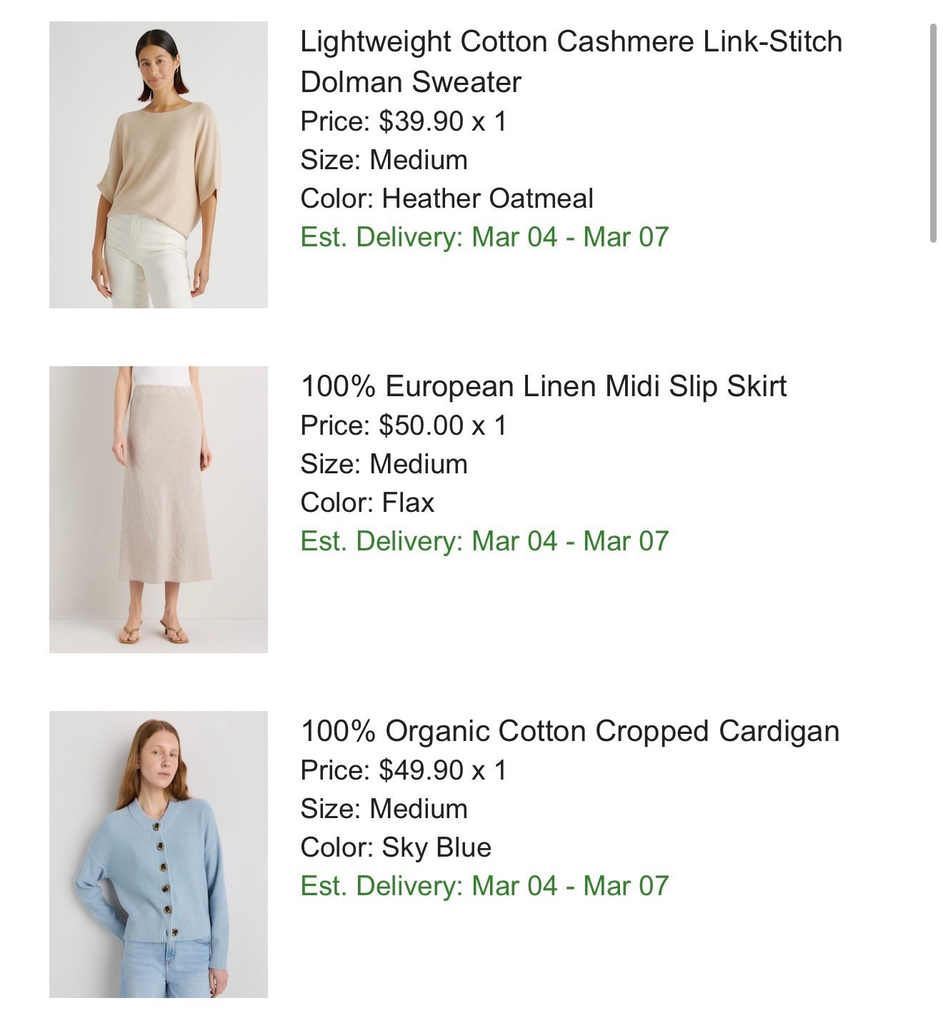 My latest quince order! 
I ordered two sizes in the jeans, I highly recommend doing that until I can get mine and recommend sizing.
Everything else I ordered in a medium with the exception of the cotton cashmere tea. I also ordered two sizes.

#LTKOver40 #LTKSeasonal #LTKPetite