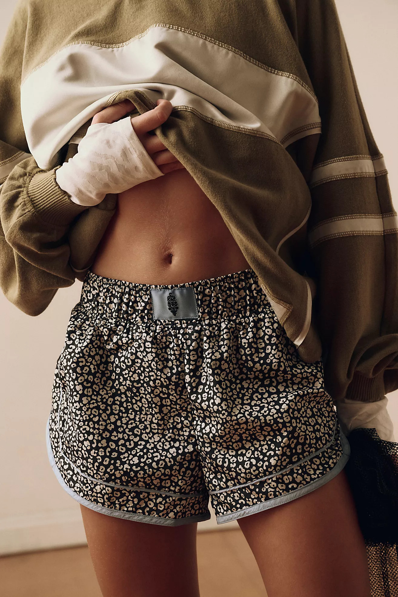 Varsity Blues Printed Shorts | Free People (Global - UK&FR Excluded)