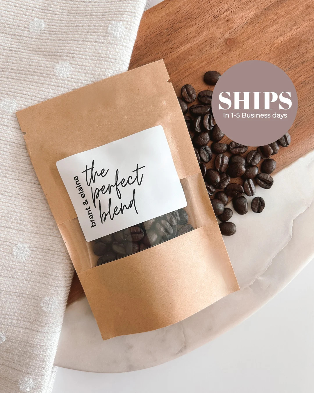 200 Pcs the Perfect Blend Coffee Wedding Favour Bag | Bridal Shower Favour | Coffee Favour Pouch ... | Etsy (Global)