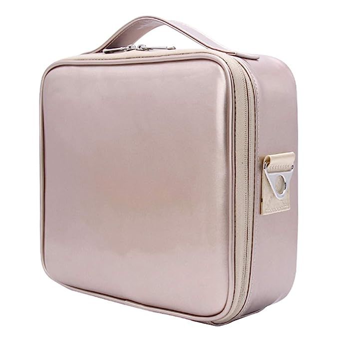Relavel Travel Makeup Train Case Makeup Cosmetic Case Organizer Portable Artist Storage Bag 10.3'... | Amazon (US)