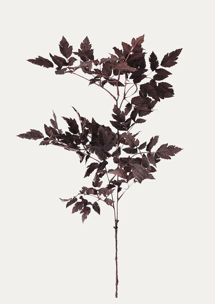 Afloral Plum Fake Cimicifuga Ramosa Leaves 31" Amazon Home Decor Finds Amazon Favorites | Amazon (US)