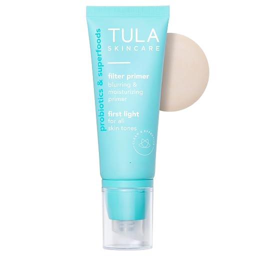 TULA Skincare Filter Primer, Blurring & Moisturizing Face Primer for Redness & Uneven Tone with P... | Amazon (US)
