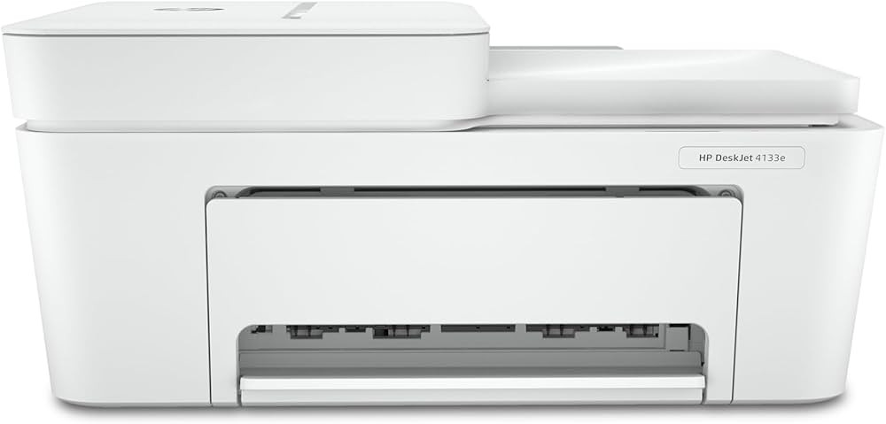 HP DeskJet 4133e All-in-One Printer with Bonus 6 Months of Instant Ink,White | Amazon (US)