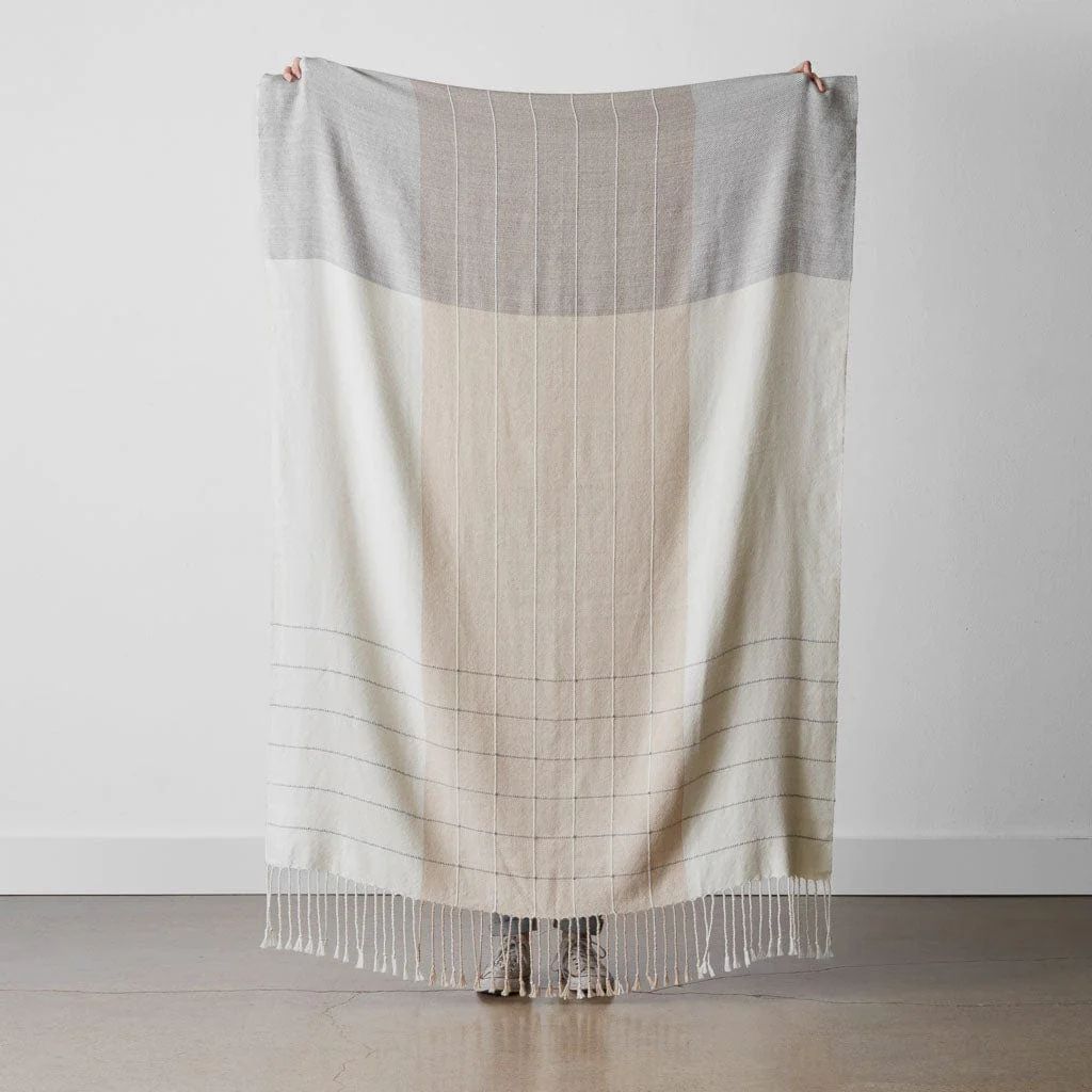 100% Alpaca Handwoven Throws | Aurora Alpaca Throw   – The Citizenry | The Citizenry