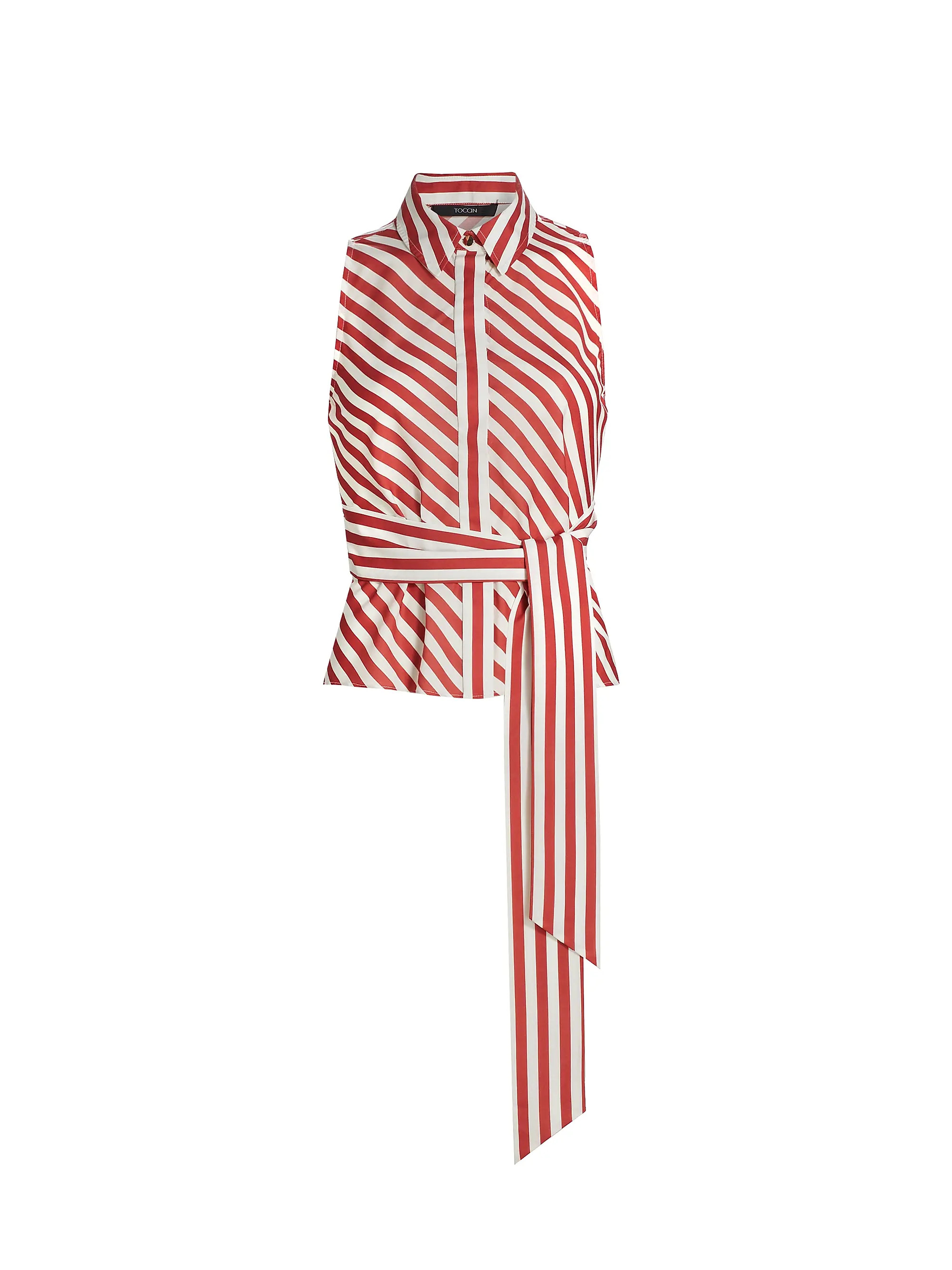 Katherine Stripe Tie- Front Shirt | Saks Fifth Avenue