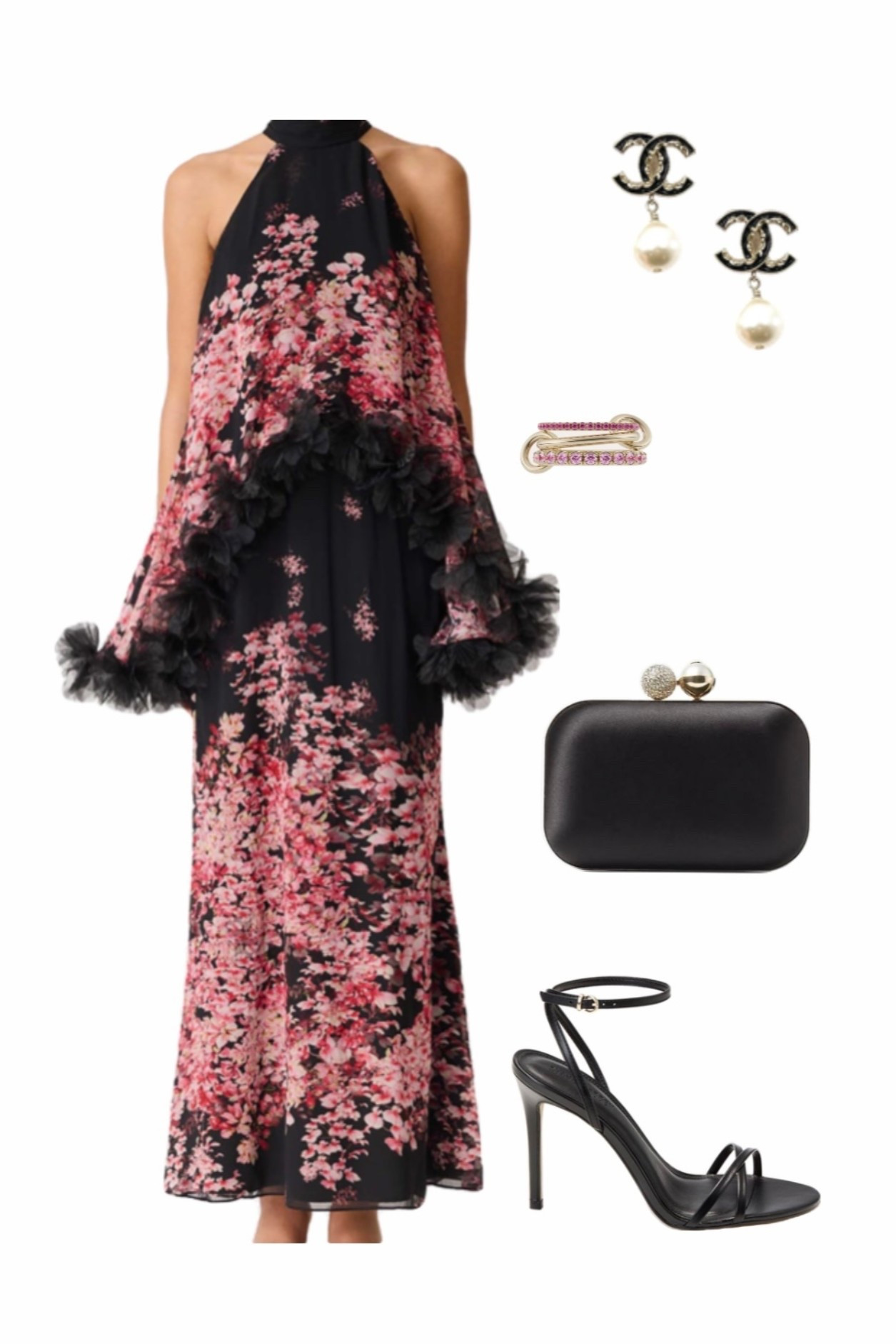 Wedding guest floral halter maxi dress styled with black heels and classic accessories.

wedding guest dress, floral wedding guest dress, halter neck maxi dress, spring wedding guest outfit, summer wedding guest dress, formal wedding guest look, elegant wedding guest attire, black floral maxi dress, evening wedding guest outfit, feminine occasion dress, classy wedding guest style, chic wedding outfit

#LTKWedding #LTKValentine