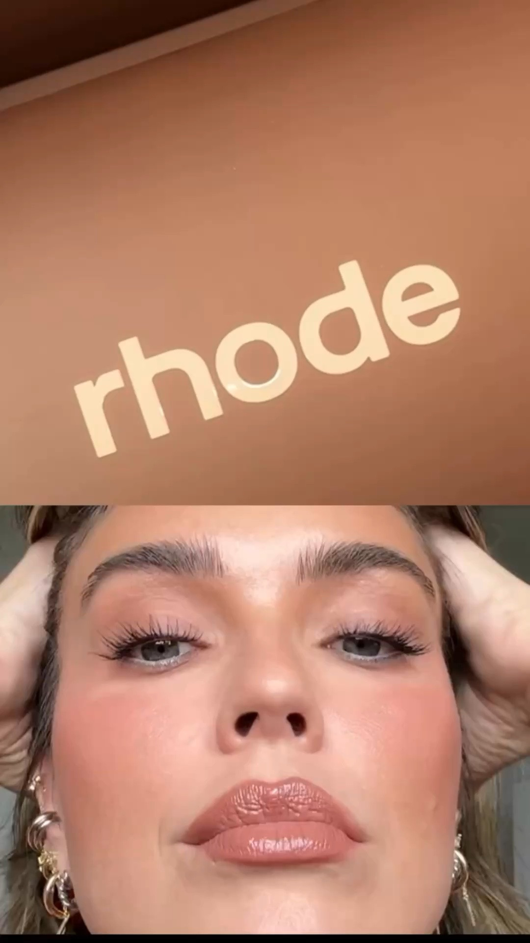 New @rhode summer collection swatches for your wishlist. This launches the 9th only on their website 🤎🏝️ 

Also ft. @armanibeauty luminous silk in 5.9, @guccibeauty bronzer in 01, @hudabeauty setting powder in cupcake.