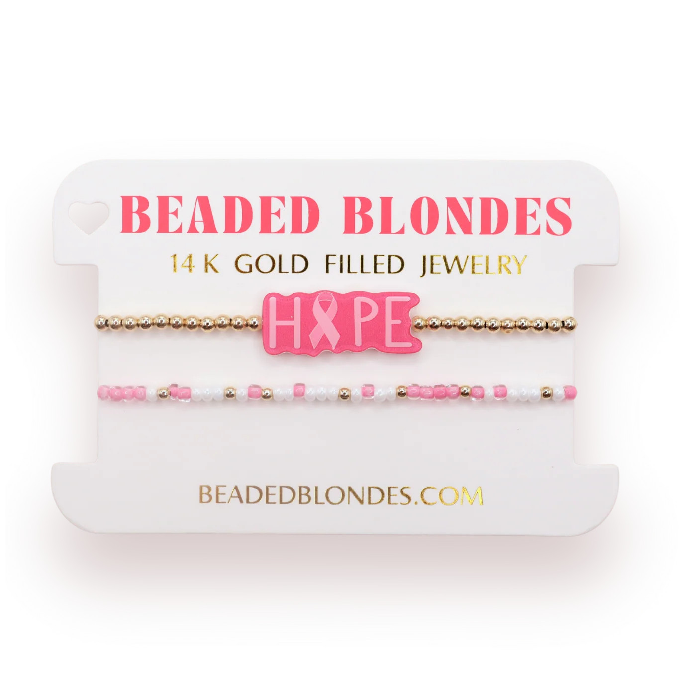 Hope + Sprinkle Bracelet Stack of 2 | Beaded Blondes