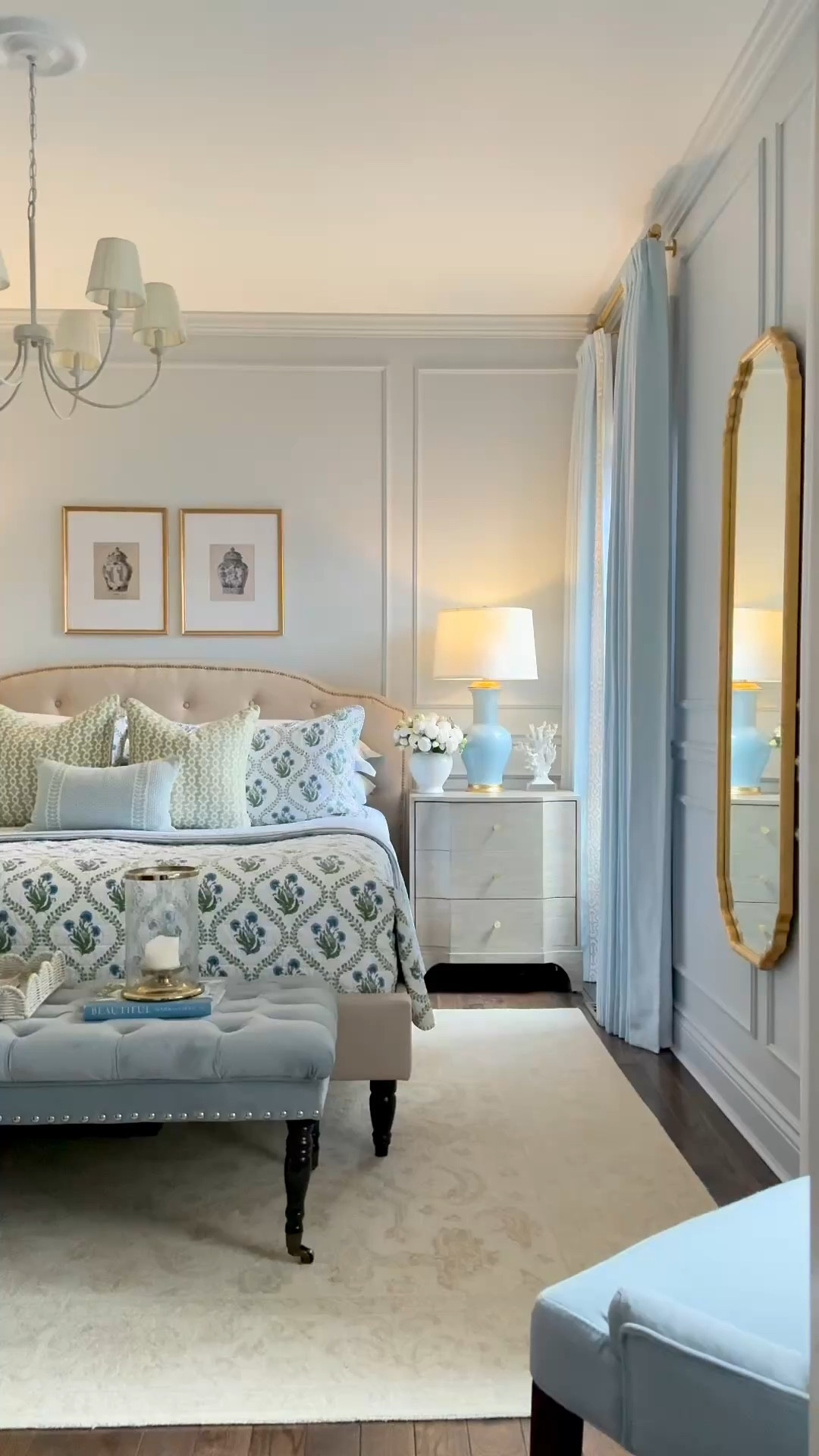 Spring bedding refresh with @Wayfair 
This gorgeous block print motif quilt set mixed with crisp striped sheets is such a stunning combination! I brought in some of my other favorite @Wayfair  finds to style and finish the look! #Ad #WayfairPartner #Wayfair 

#LTKSeasonal #LTKHome