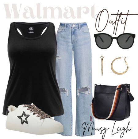 Jeans and tank casual look from Walmart! 

walmart, walmart finds, walmart find, walmart fall, found it at walmart, walmart style, walmart fashion, walmart outfit, walmart look, outfit, ootd, inpso, bag, tote, backpack, belt bag, shoulder bag, hand bag, tote bag, oversized bag, mini bag, sunglasses, earrings, jewelry, hoop earrings, tank top, jeans, walmart denim, denim, sneakers, fashion sneaker, shoes, tennis shoes, athletic shoes,  

#LTKFind #LTKshoecrush #LTKstyletip