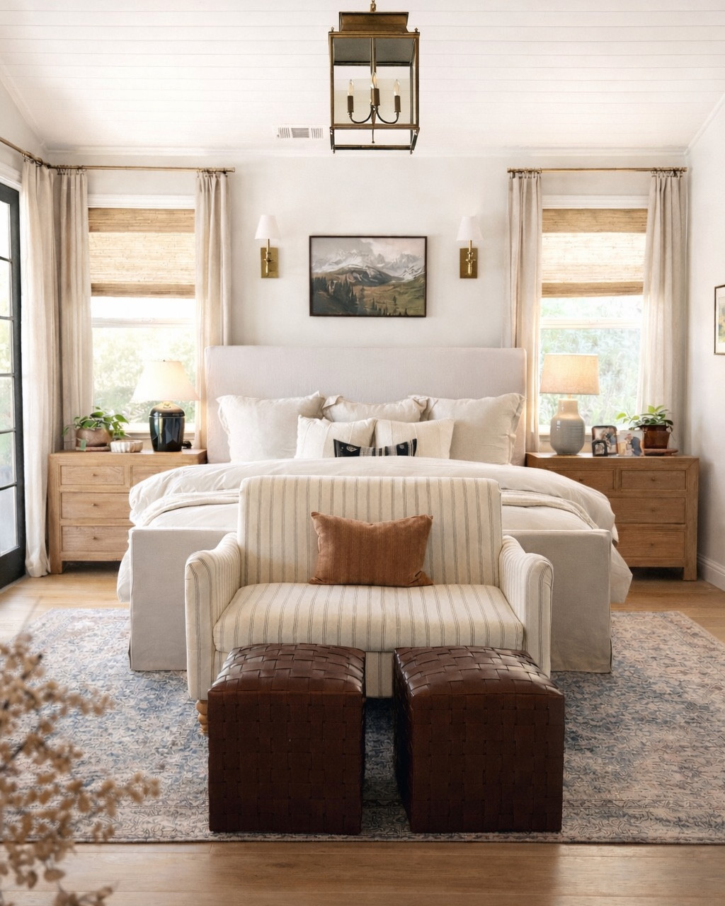 Primary bedroom complete! 🤍