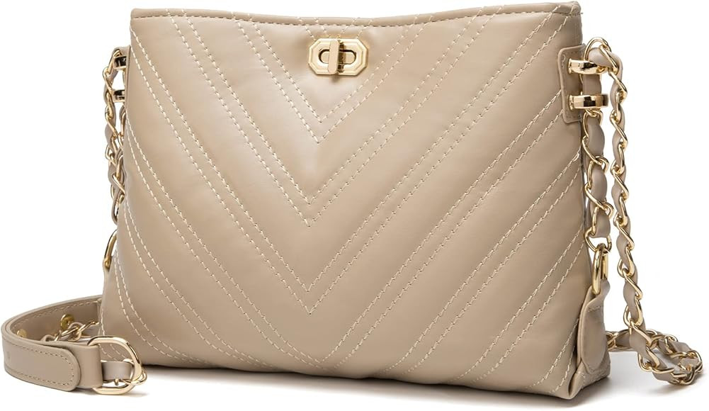 Small Crossbody Bags for Women Purses Fashion Leather Lightweight Handbags Shoulder Bag | Amazon (US)