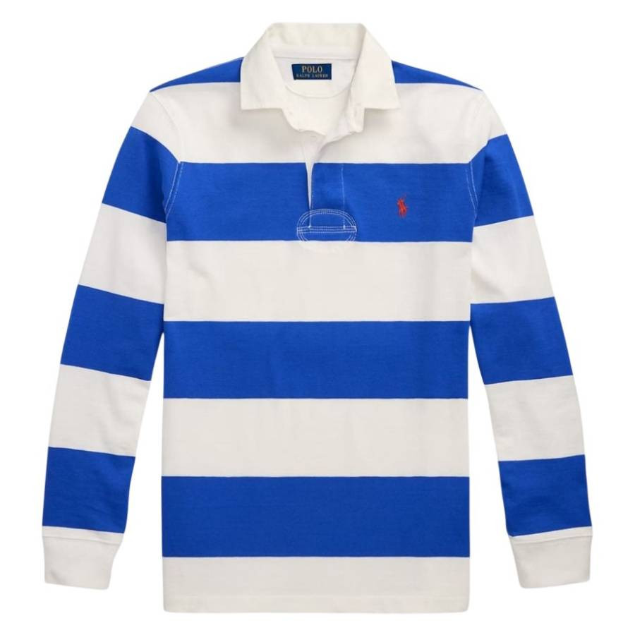 Polo Ralph Lauren Long Sleeve Striped Rugby Polo Shirt, Size X-Large | Jomashop.com & JomaDeals.com