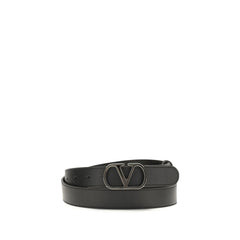 Valentino Garavani VLogo Belt — Black - 95 cm / 38 Inches | Italist Inc.