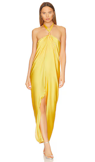 Lora Maxi Dress in Toronja | Revolve Clothing (Global)