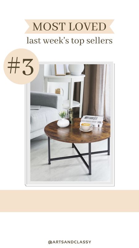 This round coffee table is one of this week’s most loved finds! It’s from Walmart and under $50!

#LTKHome #LTKFindsUnder50 #LTKSummerSales