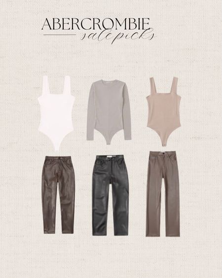 Abercrombie sale picks // leather pants // bodysuits // sale alert 

#LTKstyletip #LTKsalealert #LTKSeasonal