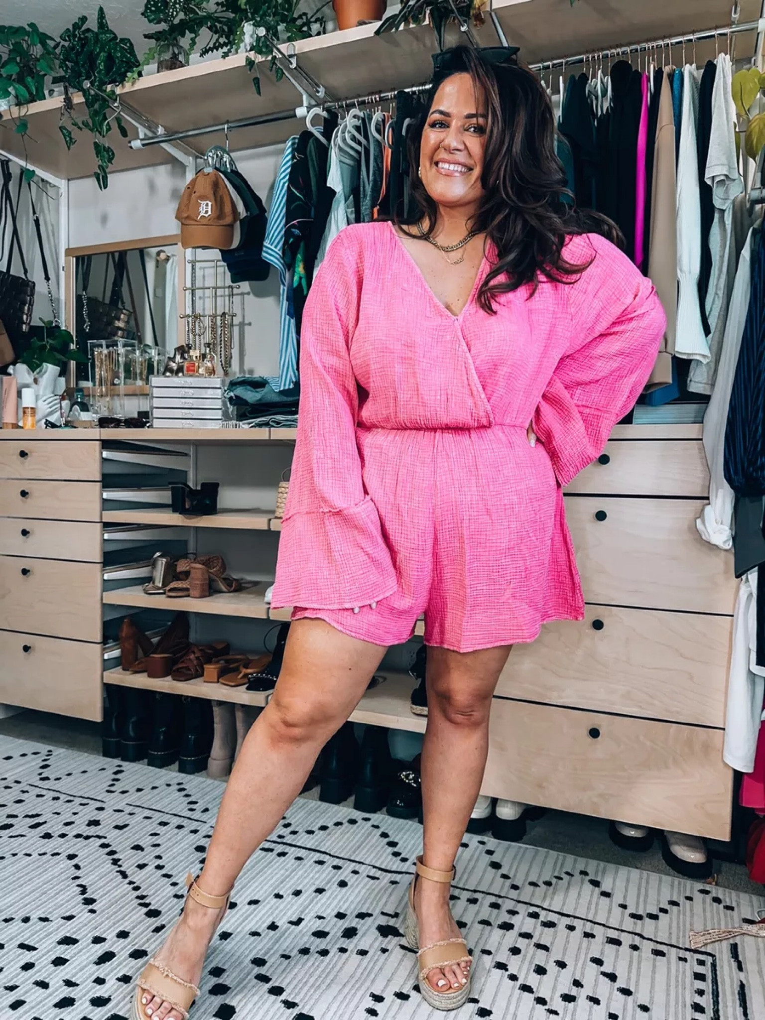 Curvy girl romper - size 14 - style tip - midsize spring fashion Romper - size XL Use code 20TARYN

#LTKstyletip #LTKSeasonal #LTKcurves