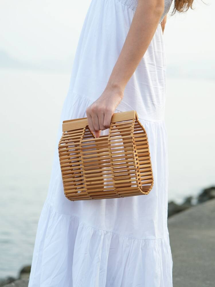 Minimalist Hollow Out Design Square Bag | SHEIN