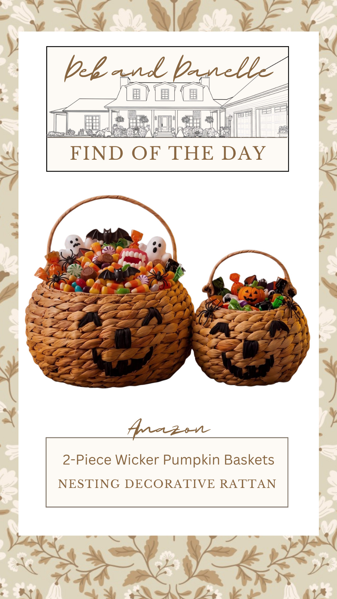 These pumpkin baskets are perfect for decorating and holding all your spooky treats this Halloween season. Great for the kids, too! 

 #LTKSeasonal #LTKHome #LTKSaleAlert