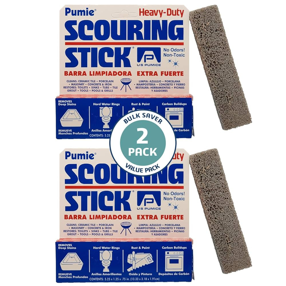 PUMIE Scouring Stick, Heavy Duty Extra Strong Pumice Cleaning Bar, Perfect Pumice Stone for Clean... | Amazon (US)