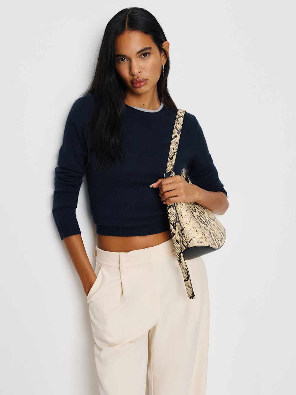 Lian Cashmere Crew Sweater | Reformation (Global)