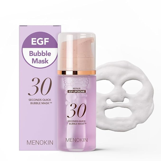 MENOKIN 30 Seconds Quick Bubble Mask [REPAIR] - [EGF Liposome] in Micro-bubbles for Skin Restorat... | Amazon (US)