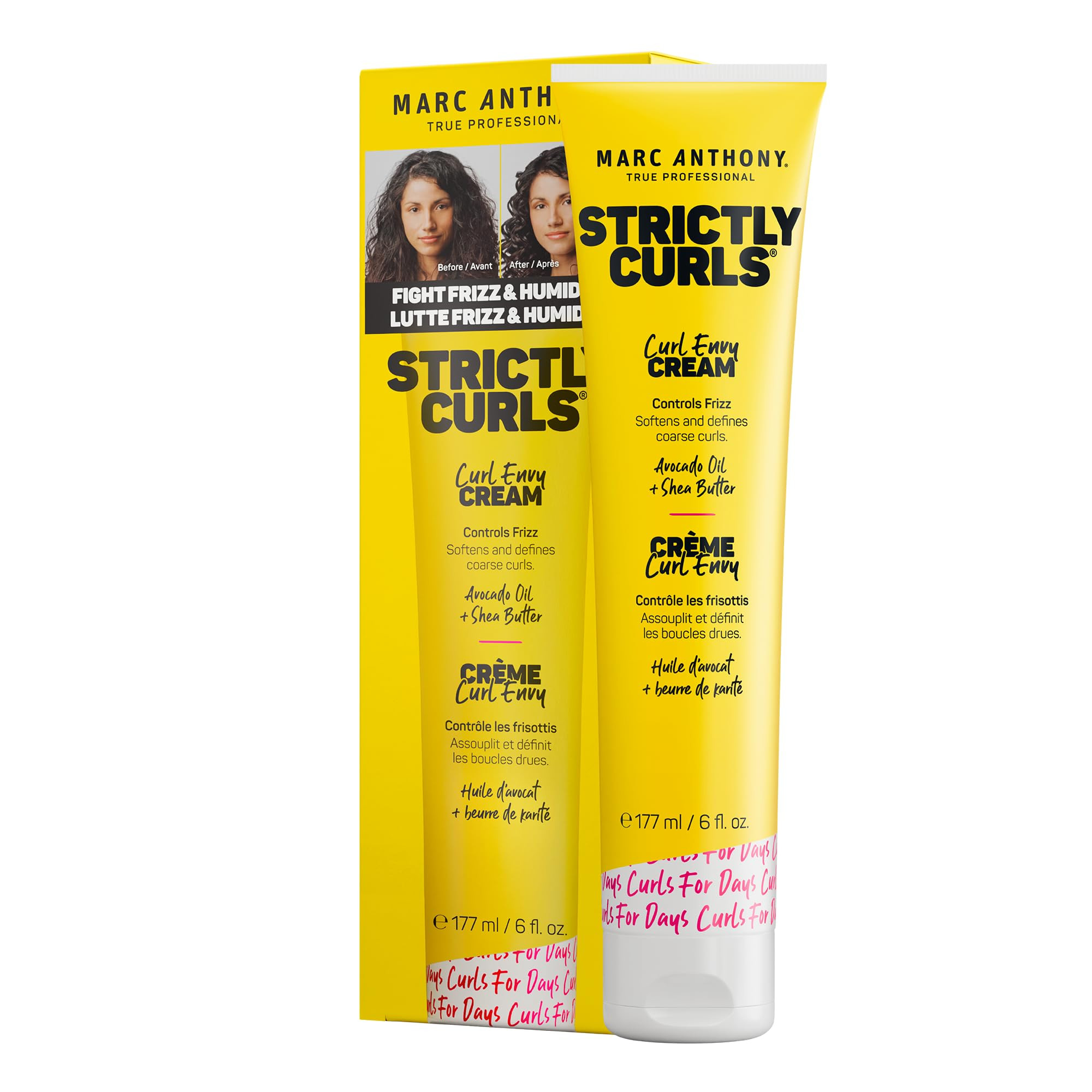 Marc Anthony Curl Defining Styling Cream for Curly Hair, Strictly Curls - Moisturizing Hair Defin... | Amazon (US)