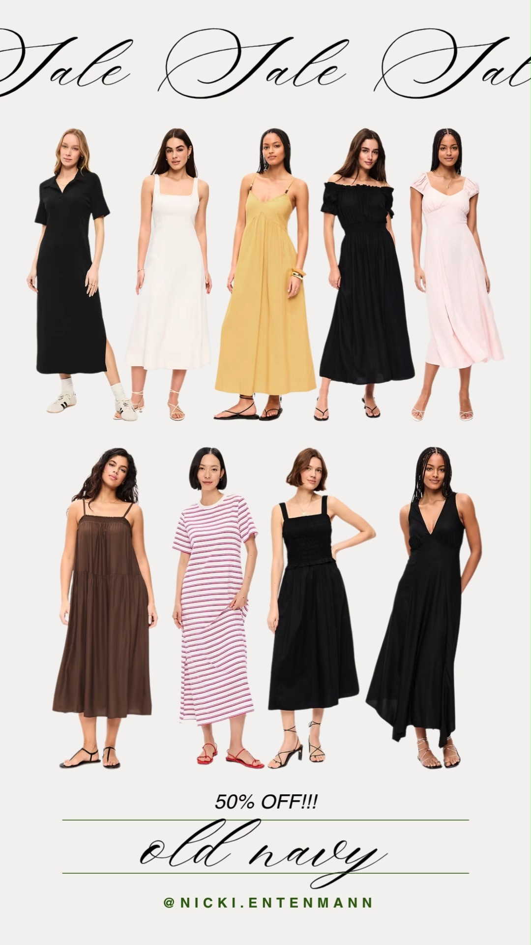 Half off these Old Navy dresses is the mid-week energy we all need. From breezy maxis to effortless shifts, your summer rotation just got a major, budget-friendly glow up.

#oldnavystyle #oldnavyfinds #summerdresses #mididress #maxidress #salealert #budgetfashion #affordableluxury #springstyle #ootdinspo 

 #LTKootd #LTKmomlife #LTKSaleAlert