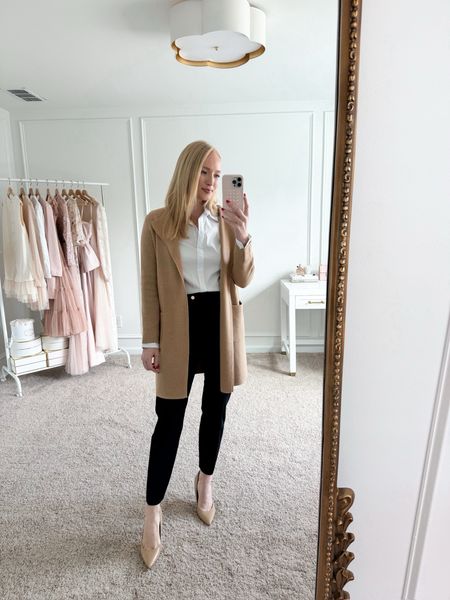 I love how perfect the Target high-rise skinny ankle pants are for workwear! They pair great with a button down, cardigan, and cute heels. This would be a good option on those cooler spring days. 

#LTKworkwear #LTKSeasonal #LTKxTarget