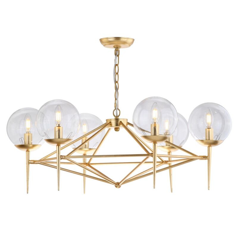 Bellina Chandelier, Gold | One Kings Lane