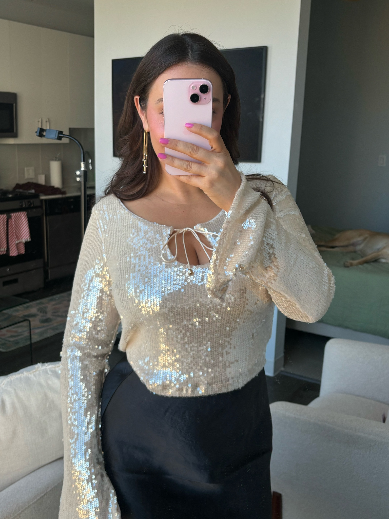 Top I got for NYE!! Only $20! Wearing a Medium :)