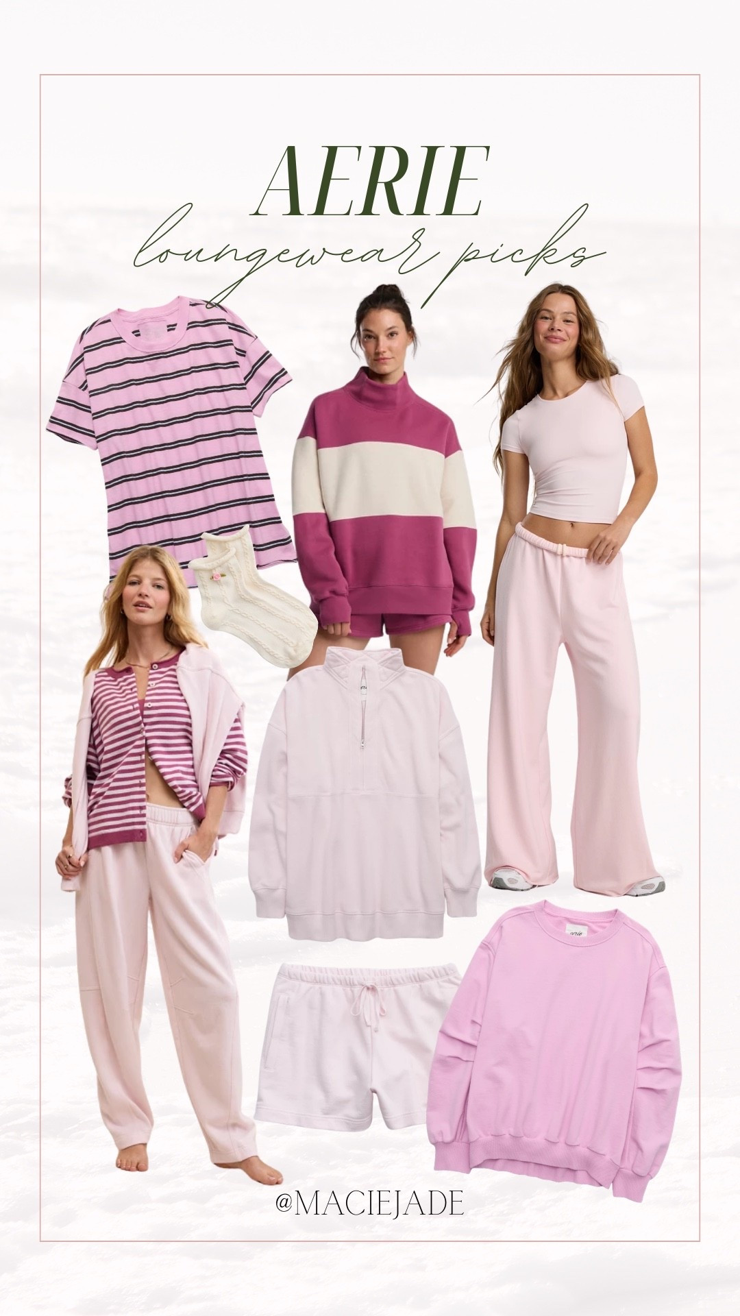 Super cute + cozy loungewear picks from Aerie ☁️  including a few pieces on sale today! 👀💗

#LTKSaleAlert #LTKootd #LTKselfcare