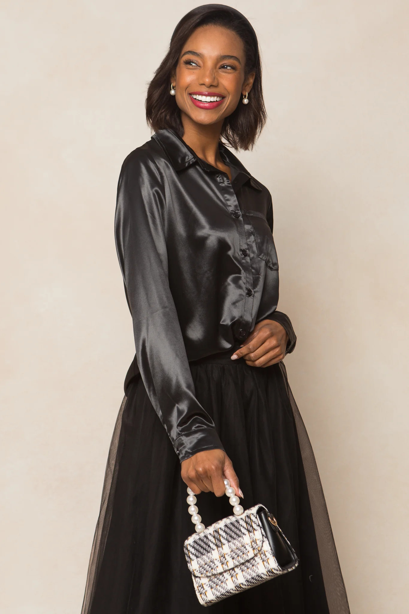 Anita Blouse in Black - FINAL SALE | Ivy City Co
