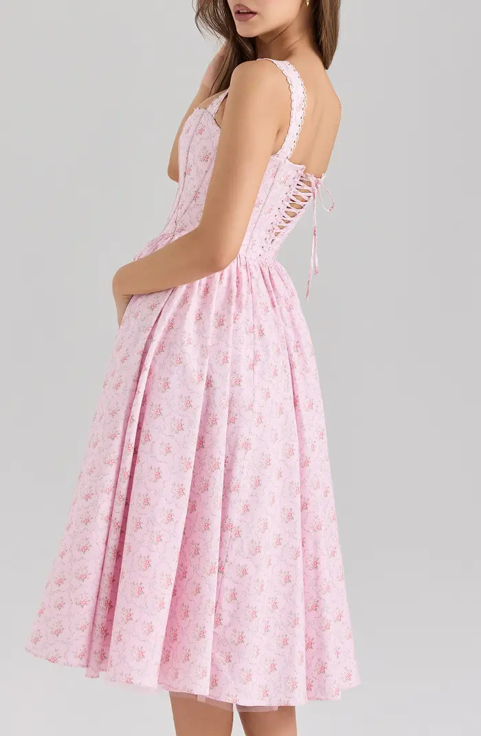 Amara Floral Print Midi Dress | Nordstrom