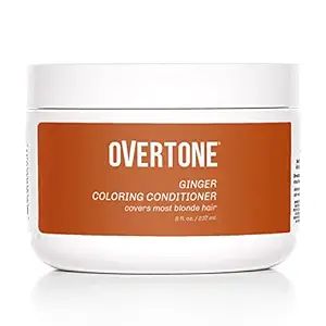 oVertone Haircare Semi-Permanent Color Depositing Conditioner with Shea Butter & Coconut Oil, Gin... | Amazon (US)