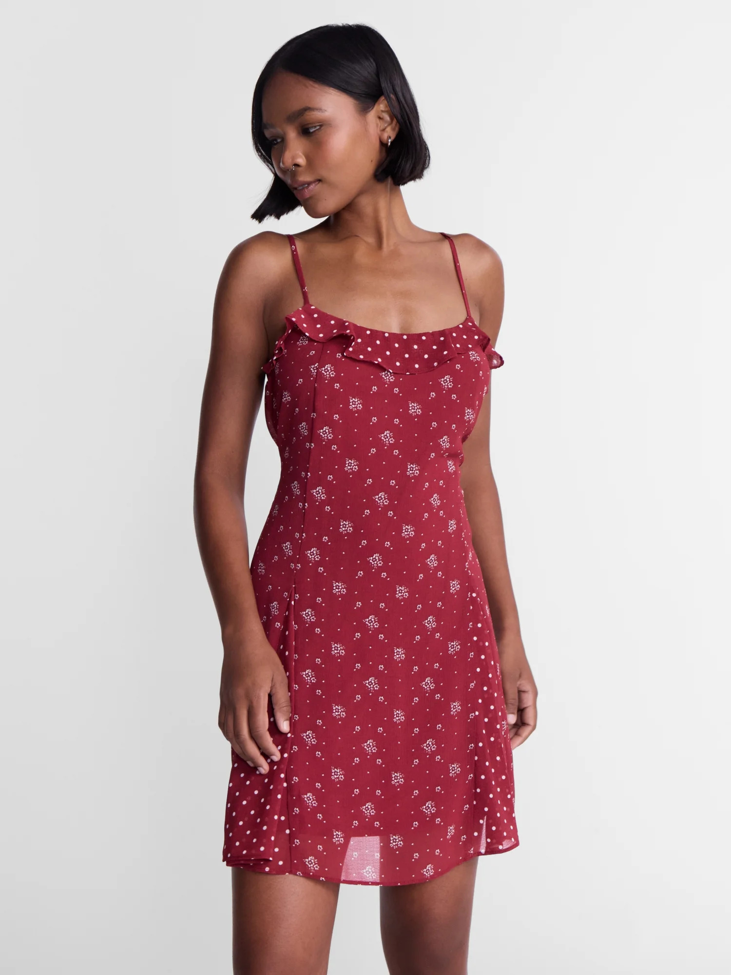 No Boundaries Printed Swing Mini Dress, Women's XXS-XXL | Walmart (US)
