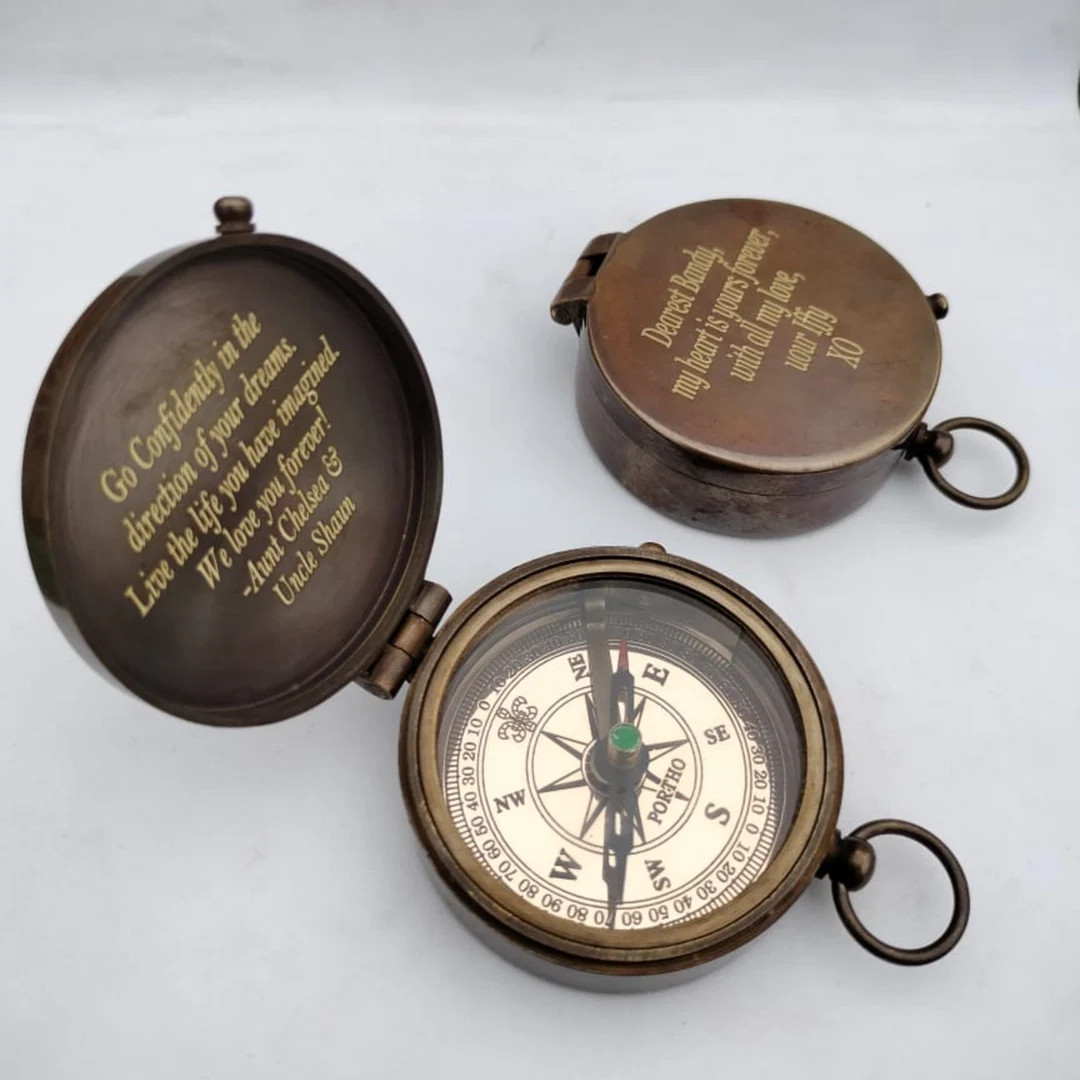 Graduation 2024 Gift, Personalized Compass, Christmas Gifts, Class of 2024 Gift, Engraved Compass... | Etsy (US)