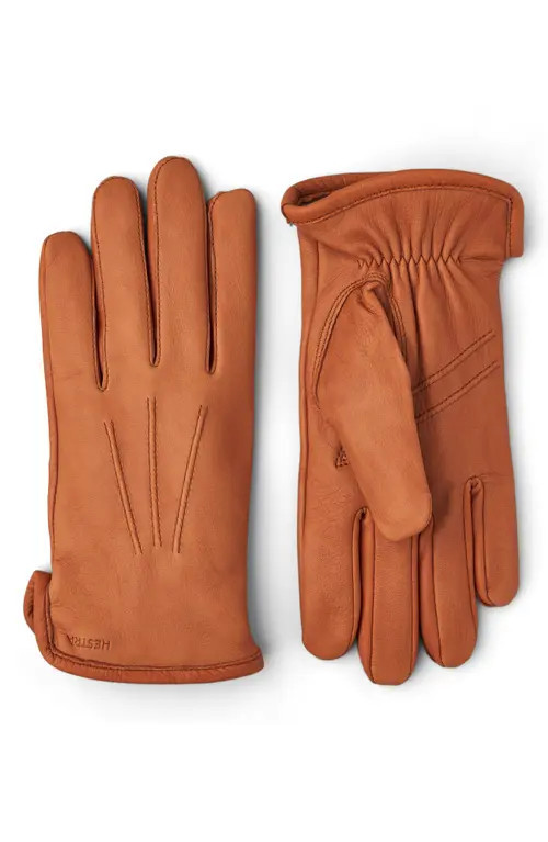 Hestra Andrew Leather Gloves in Cork at Nordstrom, Size X-Large | Nordstrom