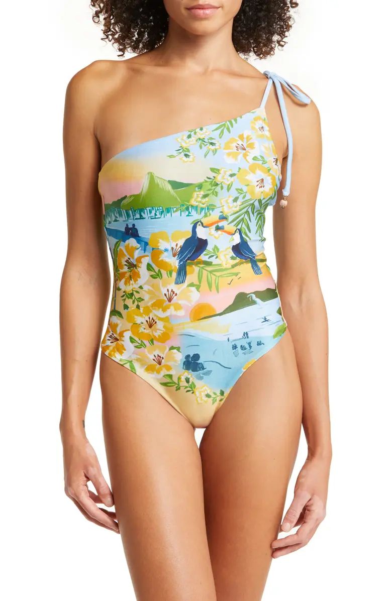 Colorful Rio One-Shoulder One-Piece Swimsuit | Nordstrom