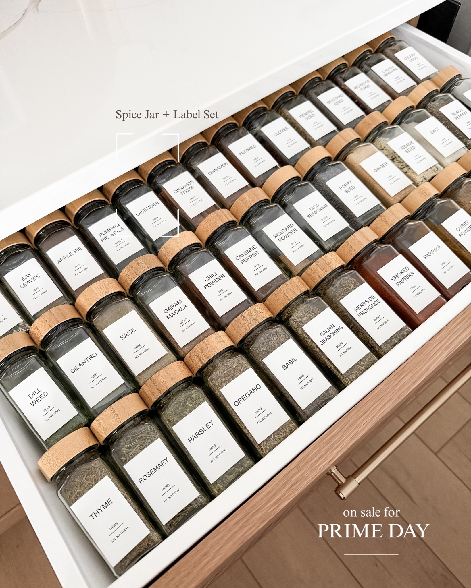 Amazon Prime Day deal 🤎

These spice jars completely transformed my spice drawer. Everything is easy to find, looks organized, and the labels make it feel so much more put together.

#LTKhome #LTKsale #LTKcanada
