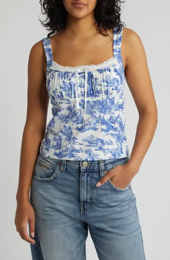 Prairie Linen Blend Tank | Nordstrom