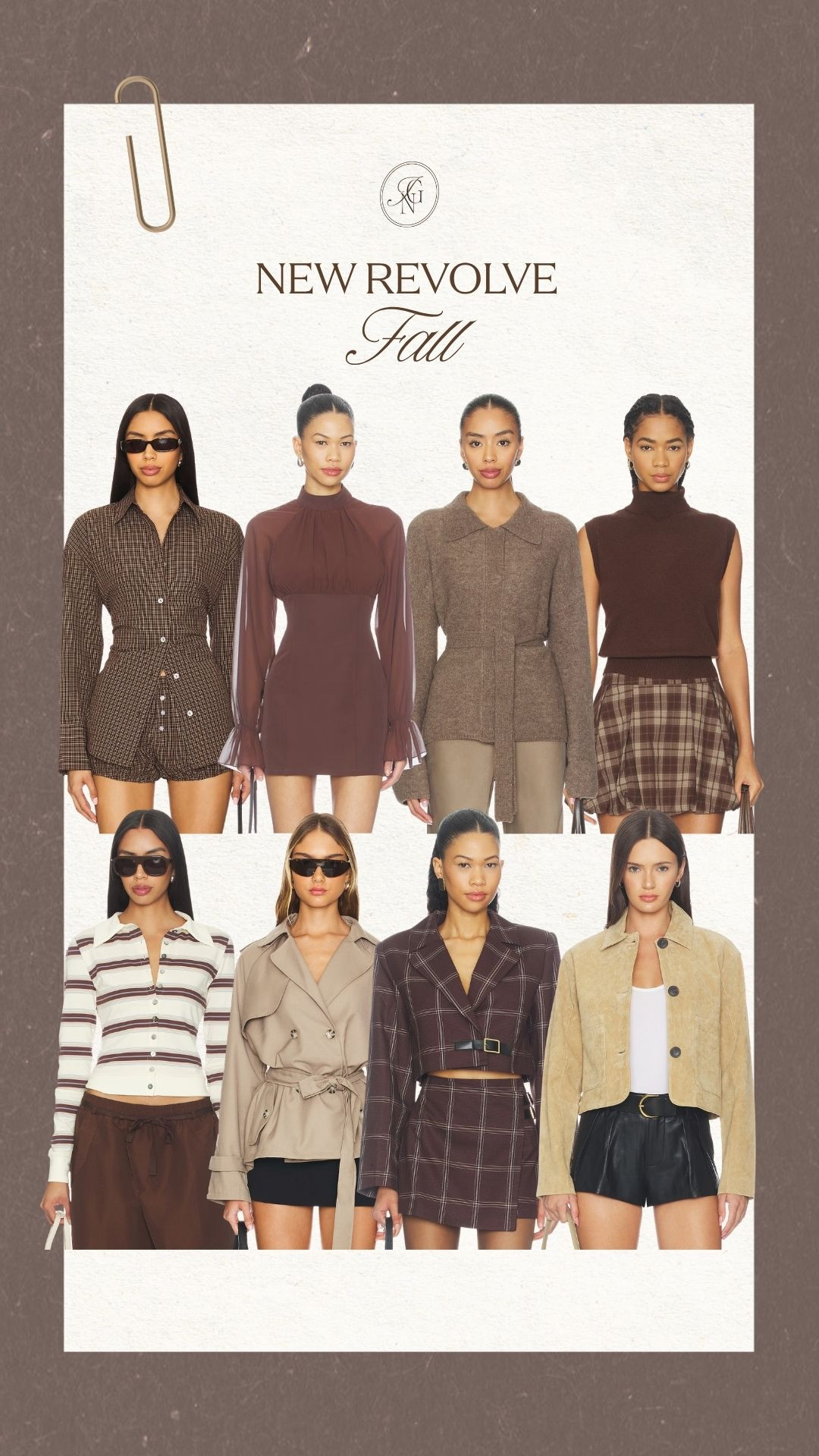 New fall arrivals from Revolve! Loving all the rich browns. 🤎🍂 

#revolve #revolvefashion #revolvefinds #fallfashion #fallstyle #newarrivals #brownoutfit #plaidoutfit #falljackets #falloutfits
 

 #LTKootd #LTKSeasonal