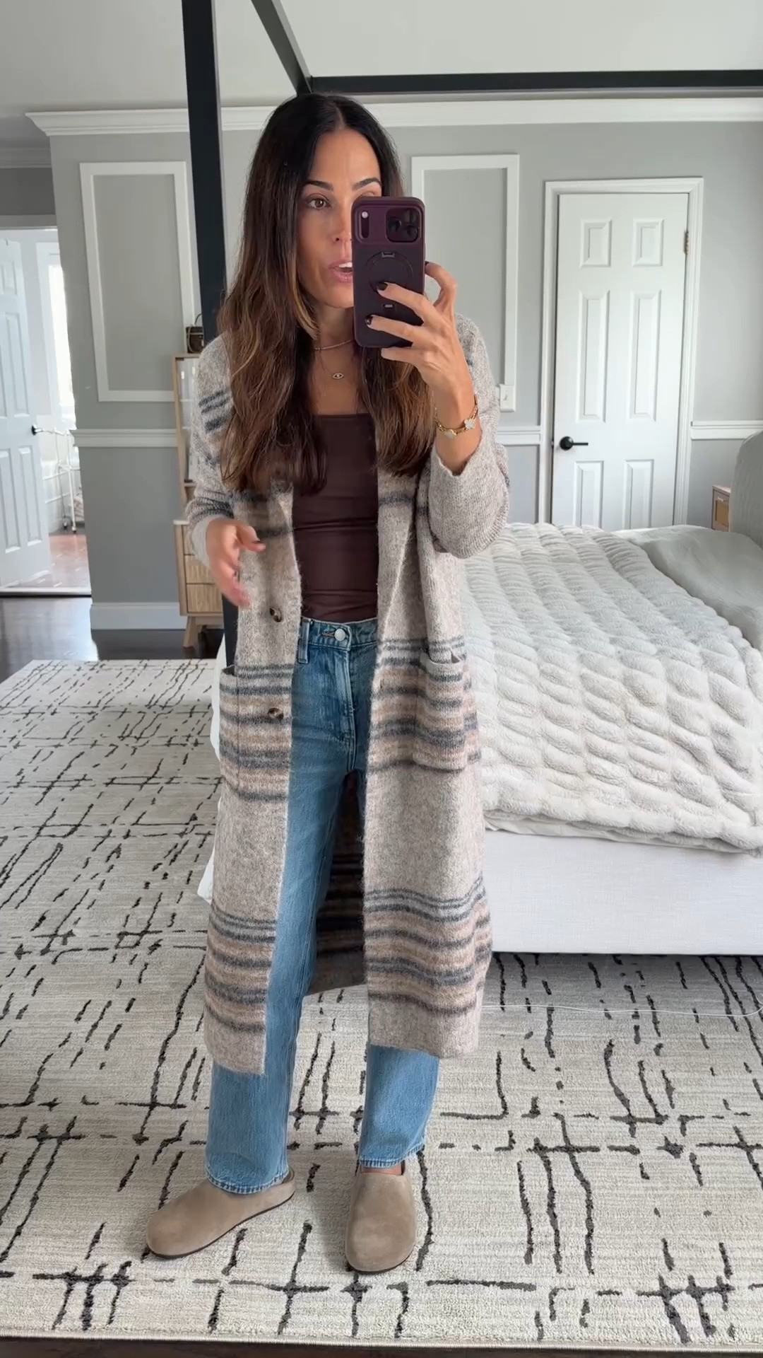 This super soft long cardigan + buttery soft cami from @copperandcloth.shop is the perfect Fall combo

#LTKOver40 #LTKootd #LTKSeasonal