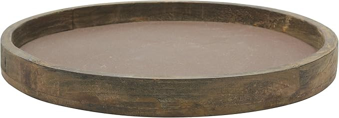 Stonebriar Rustic Natural Wood and Metal Candle Holder Tray, Home Decor Accessories for the Coffe... | Amazon (US)