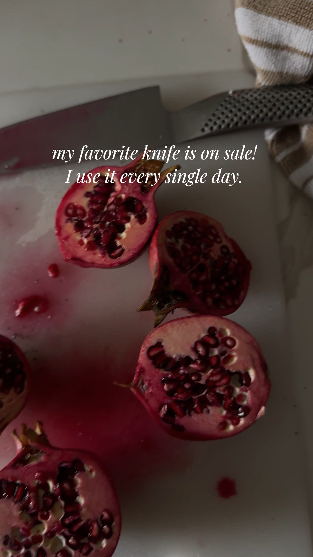 I use this knife every single day! It makes the best gift for anyone still on your list. 