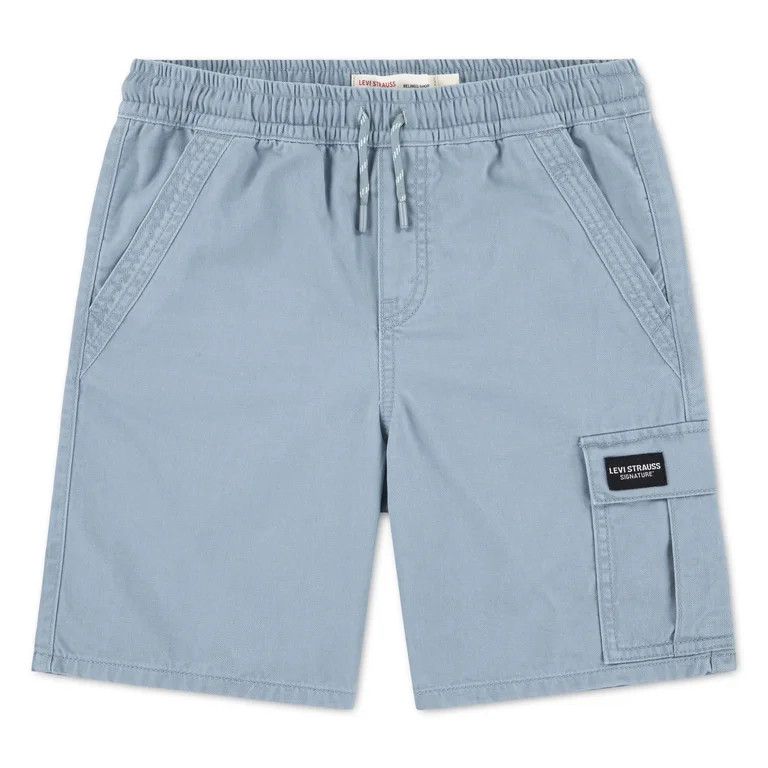 Levi Strauss Signature Boys Twill Cargo Shorts, Sizes 4-18 | Walmart (US)