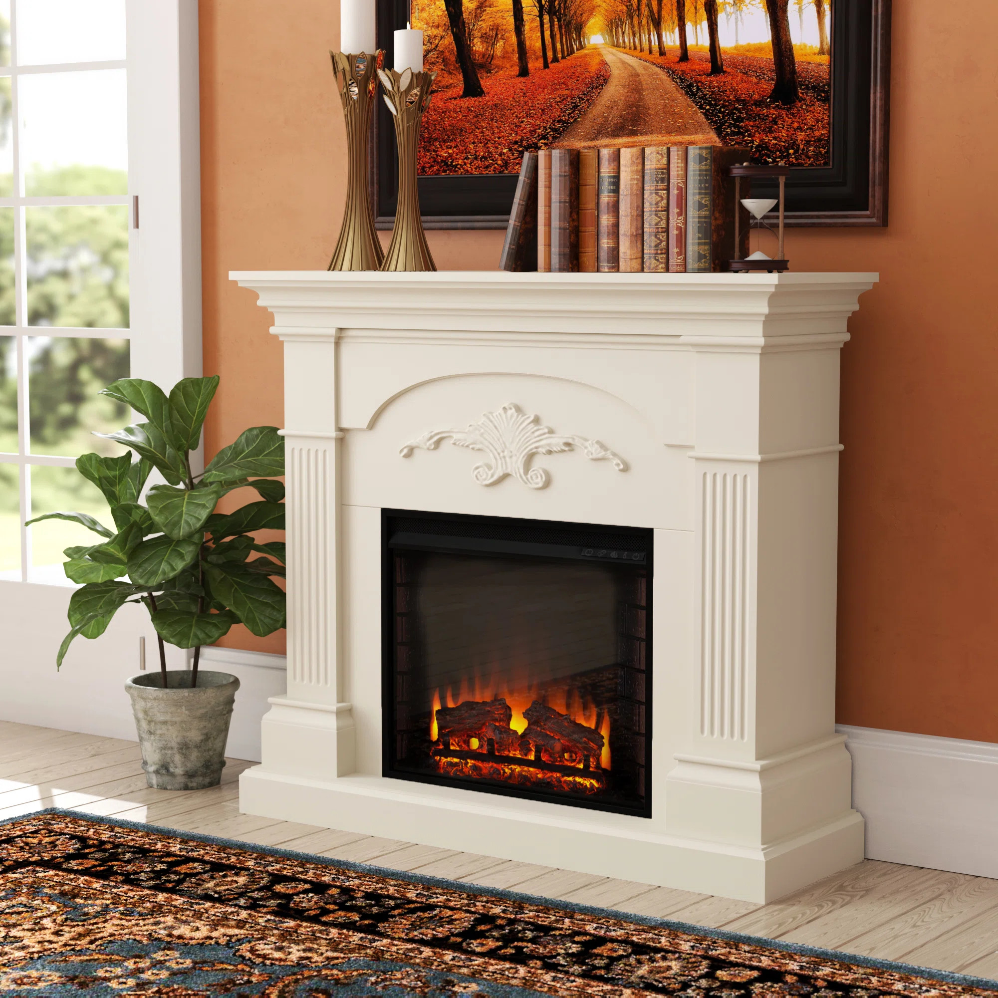 Vanegas Electric Fireplace | Wayfair North America